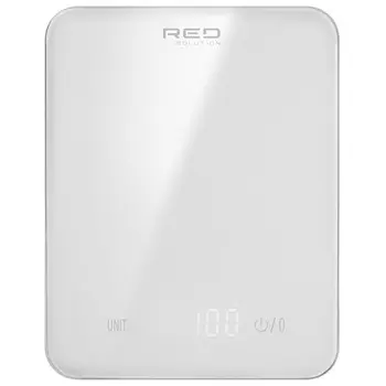 весы кухонные RED SOLUTION S732 до 10кг стекло белый