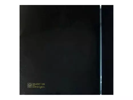вентилятор фланцевый S&P Silent 100 CZ BLACK DESIGN черный
