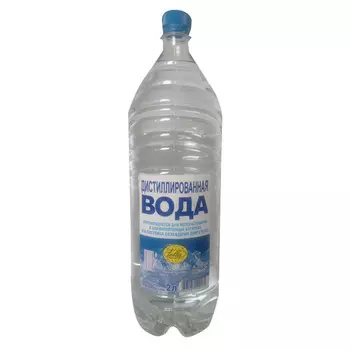 вода дистиллированная 2л