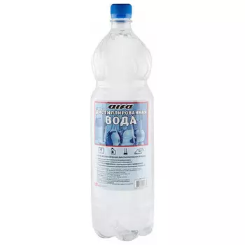вода дистиллированная ALFA 1,5л