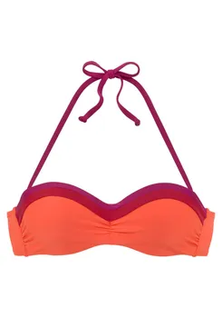 Топ бикини s.Oliver Bandeau Bikini Top Yella, неоновый оранжевый