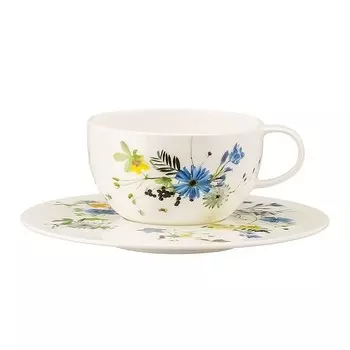Чашка чайная с блюдцем Rosenthal Альпийские цветы 250 мл