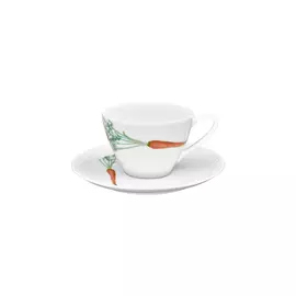 Чашка с блюдцем Noritake Овощной букет Морковка (NOR1620-Q012WA17-1)