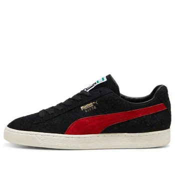 Кроссовки suede vintage made in japan 'black red' Puma, черный