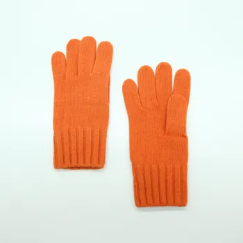 КАШЕМИРОВЫЕ ПЕРЧАТКИ Portolano, цвет pumpkin