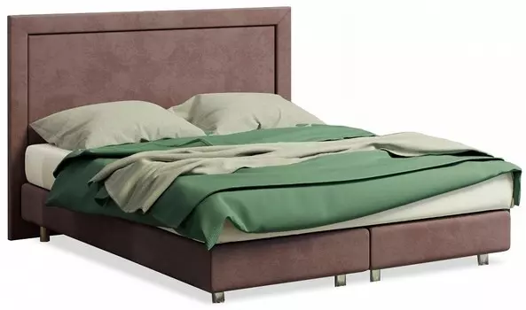 Кровать полутораспальная London Boxspring Elite Proson 140-200 Кровать London Boxspring Elite Ultra Горячий шоколад