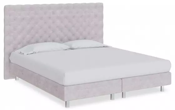 Кровать полутораспальная Paris Boxspring Elite Proson 140-200 Кровать Paris Boxspring Elite Лофти Серый
