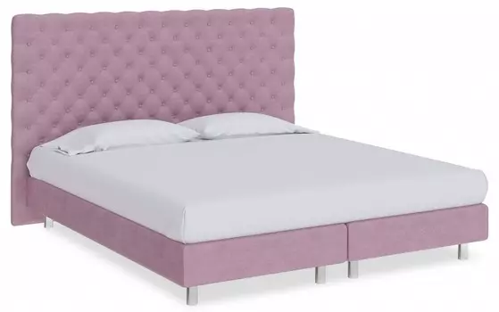 Кровать полутораспальная Paris Boxspring Elite Proson 140-200 Кровать Paris Boxspring Elite Лофти Слива