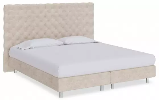 Кровать полутораспальная Paris Boxspring Elite Proson 140-200 Кровать Paris Boxspring Elite Лофти Тауп