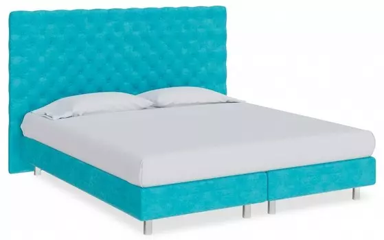 Кровать полутораспальная Paris Boxspring Lift Proson 140-200 Кровать Paris Boxspring Lift Лофти Лазурь