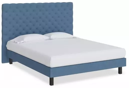 Кровать полутораспальная Paris Boxspring Standart Proson 140-200 Кровать Paris Boxspring Standart Тетра Голубой