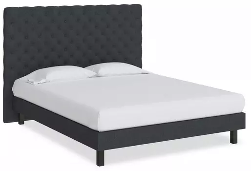 Кровать полутораспальная Paris Boxspring Standart Proson 140-200 Кровать Paris Boxspring Standart Тетра Графит