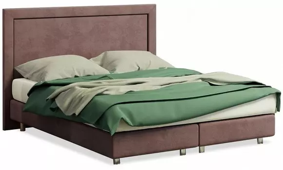 Кровать полутораспальная London Boxspring Lift Proson 140-200 Кровать London Boxspring Lift Ultra Горячий шоколад