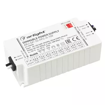 Блок питания Arlight ARJ-SP-10-PFC-0-10V 9-42V 10W IP20 0,12-0,35A 030928