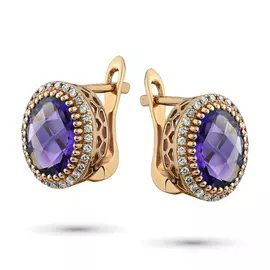 Серьги из золота SCME008046