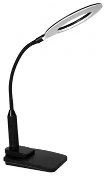 Светильник настольный Camelion Light Advance KD-814 C02 , светодиоды, 7 Вт, 4000K/450лм, 4 уровня яркости, черный (12846)