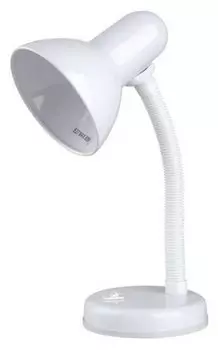 Светильник настольный Camelion Light Solution KD-301 C01, E27, 60 Вт, без ламп, белый (5753)