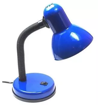 Светильник настольный Camelion Light Solution KD-301 C06, E27, 60 Вт, без ламп, синий (5752)