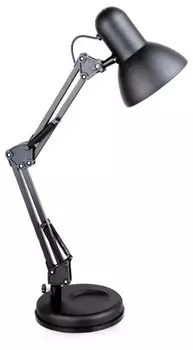Светильник настольный Camelion Light Solution KD-313 C02, E27, 60 Вт, без ламп, черный (13640)