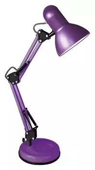 Светильник настольный Camelion Light Solution KD-313 C12, E27, 60 Вт, без ламп, фиолетовый (13644)