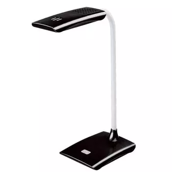 Светильник настольный Sonnen TL-LED-004-7W-12, светодиоды, 7 Вт, 6000K/360лм, черный/белый (235542)