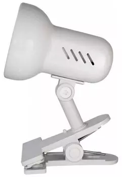 Светильник на прищепке Camelion Light Solution H-035 C01, E27, 60 Вт, без ламп, белый (7198)