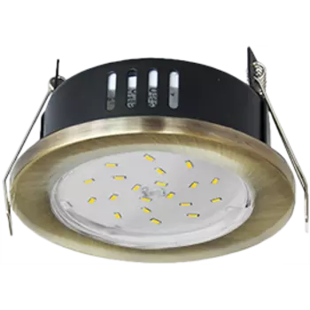Светильник потолочный GX53 H9 , 15Вт, встраиваемый, IP65, ECOLA (FN5365ECB)
