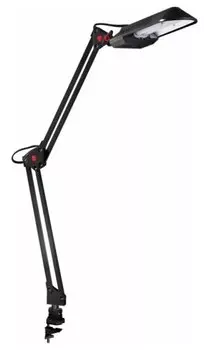 Светильник на струбцине Camelion Light Solution KD-017C C02, 2G7, 11 Вт, с лампой, черный (3281)