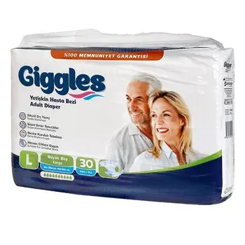 Giggles Подгузники для взрослых размер L 30 шт
