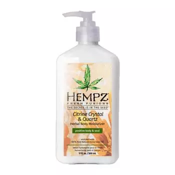 Hempz Молочко для тела увлажняющее с мерцающим эффектом Желтый Кварц фл.доз.500 мл
