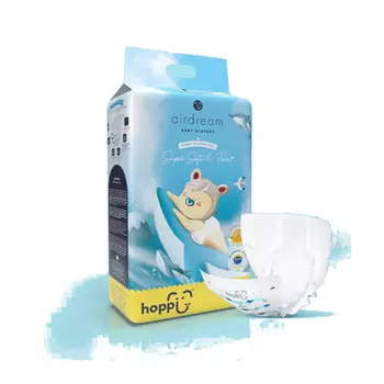 Hoppi AirDream Подгузники для новорожденных до 5 кг 66 шт