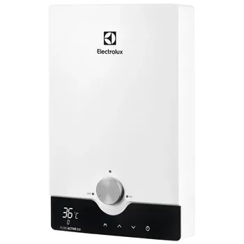 Проточный водонагреватель электрический Electrolux NPX 8 Flow Active 2.0 8.8 кВт белый