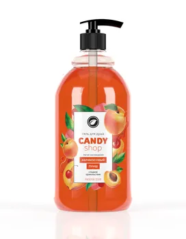 Гель для душа «CANDY SHOP» (женские ароматы) с дозатором Абрикосовый пунш 1 л.