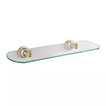Полка стеклянная Fixsen Bogema Gold FX-78503G