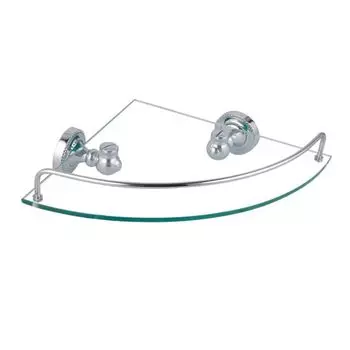 Полка стеклянная угловая Fixsen Style FX-41103A