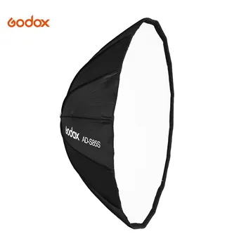 Godox AD-S85S 85 см/33,5 дюйма Портативный глубокий параболический зонт-софтбокс с креплением Godox Быстрая установка AD-S65S