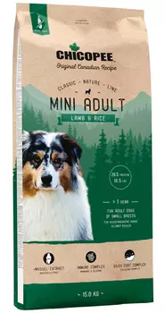 Chicopee Classic Nature Line Mini Adult Lamb &amp; Rice для взрослых собак маленьких пород с ягненком и рисом (2 кг)