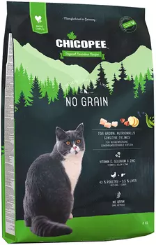 Chicopee Holistic Nature Line Cat Adult No Grain беззерновой для взрослых кошек с чувствительным пищеварением (1,5 кг)