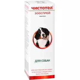 чистотел спрей для собак против блох и клещей (100 мл)