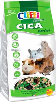 Cliffi Cica Berries корм для морских свинок, шиншилл, дегу и луговых собачек с ягодами (800 гр)