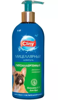 Cliny Мицеллярный шампунь для собак гипоалергенный (300 мл)
