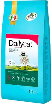 Dailycat Grain Free Adult беззерновой для взрослых кошек с курицей (0,4 кг)