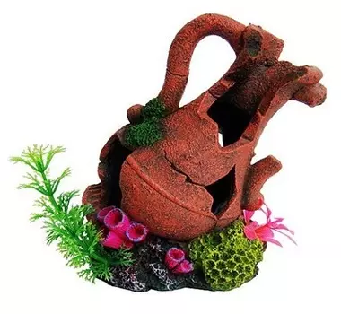 Декор грот для аквариума Амфора, 15 х 11 х 16 см, Barbus, Decor 056 (1 шт)