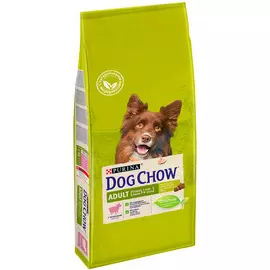 Dog Chow Adult Lamb для взрослых собак всех пород с ягненком (14 + 14 кг)