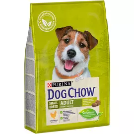 Dog Chow Adult Small Breed для взрослых собак маленьких пород с курицей (2,5 кг)