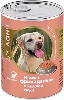 Dog Lunch фрикадельки для взрослых собак с бараниной в соусе 61455 (850 гр)