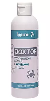 доктор шампунь с хитозаном для кошек с проблемной кожей и шерстью (200 мл)