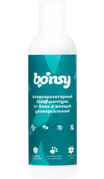 Bonsy BIOшампунь антипаразитарный от блох и клещей универсальный 250 мл (1 шт)