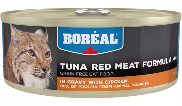 Boreal беззерновые для кошек и котят с красным мясом тунца и курицей в соусе (156 гр)