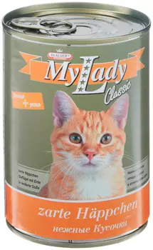 Dr. Alder's My Lady Classic для взрослых кошек с птицей и уткой в соусе (415 гр х 24 шт)